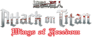 Logo of Attack on Titan: Wings of Freedom image size 747x299