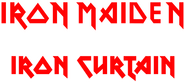 Logo of Iron Maiden: Behind The Iron Curtain image size 3683x1623