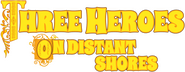 Logo of Three Heroes on Distant Shores image size 1276x497