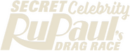 Logo of Secret Celebrity RuPaul's Drag Race image size 1719x681
