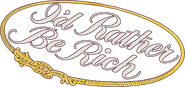 Logo of I'd Rather Be Rich image size 705x331