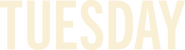 Logo of Tuesday image size 7463x2022