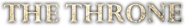 Logo of The Throne image size 4289x595