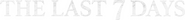 Logo of The Last 7 Days image size 435x46