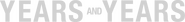 Logo of Years and Years image size 1800x210