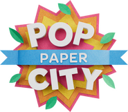 Logo of Pop Paper City image size 1403x1232