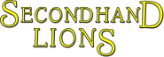Logo of Secondhand Lions image size 784x275