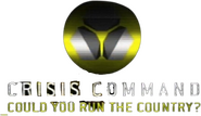 Logo of Crisis Command: Could You Run The Country? image size 415x241