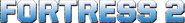Logo of Fortress 2 image size 785x99