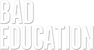Logo of Bad Education image size 1822x976