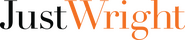 Logo of Just Wright image size 4316x944