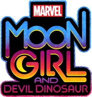 Logo of Marvel's Moon Girl and Devil Dinosaur image size 935x985