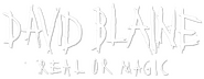 Logo of David Blaine: Real or Magic image size 800x310