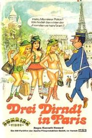 poster Drei Dirndl in Paris