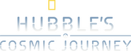 Logo of Hubble's Cosmic Journey image size 3281x1300