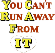 Logo of You Can't Run Away from It image size 1205x1146