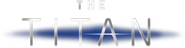 Logo of The Titan image size 1586x409