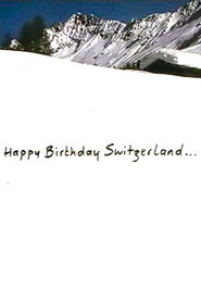 Happy Birthday Switzerland poster