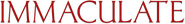 Logo of Immaculate image size 999x131