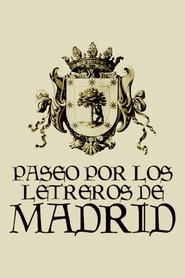 poster Paseo por los letreros de Madrid