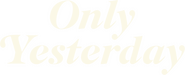 Logo of Only Yesterday image size 1274x514