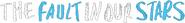 Logo of The Fault in Our Stars image size 2335x295