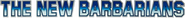 Logo of The New Barbarians image size 782x74