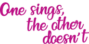Logo of One Sings, the Other Doesn't image size 1487x736