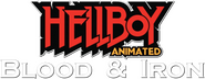 Logo of Hellboy Animated: Blood and Iron image size 376x147