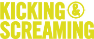 Logo of Kicking & Screaming image size 1726x715