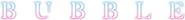Logo of Bubble image size 1274x139