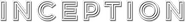Logo of Inception image size 787x94