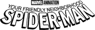 Logo of Your Friendly Neighborhood Spider-Man image size 4032x1294