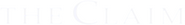 Logo of The Claim image size 703x96