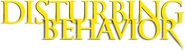Logo of Disturbing Behavior image size 1896x522