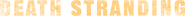 Logo of Death Stranding image size 1386x123