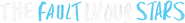 Logo of The Fault in Our Stars image size 1600x202