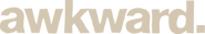 Logo of Awkward. image size 1585x265