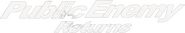Logo of Public Enemy Returns image size 1165x208