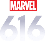 Logo of Marvel's 616 image size 1406x1300