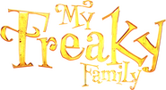 Logo of My Freaky Family image size 566x310