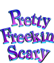 Logo of Pretty Freekin Scary image size 925x1075