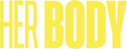 Logo of Her Body image size 1274x499