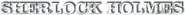 Logo of Sherlock Holmes image size 2376x189