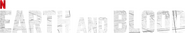 Logo of Earth and Blood image size 1276x229