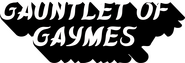 Logo of Gauntlet of Gaymes image size 3314x1126