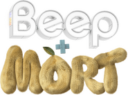 Logo of Beep and Mort image size 1342x1000