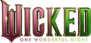 Logo of Wicked: One Wonderful Night image size 820x387