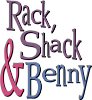 Logo of VeggieTales: Rack, Shack & Benny image size 487x526