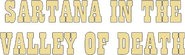 Logo of Sartana in the Valley of Death image size 798x237